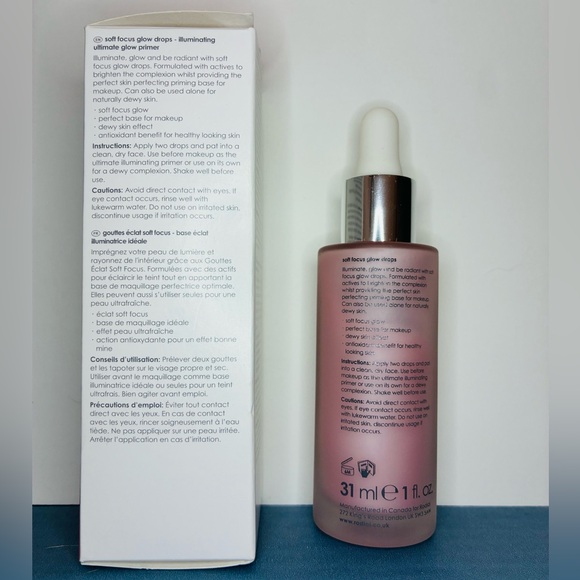 Rodial Soft Focus Glow Drops $90 MSRP Illuminating Ultimate Glow Primer BNIB - Picture 5 of 6